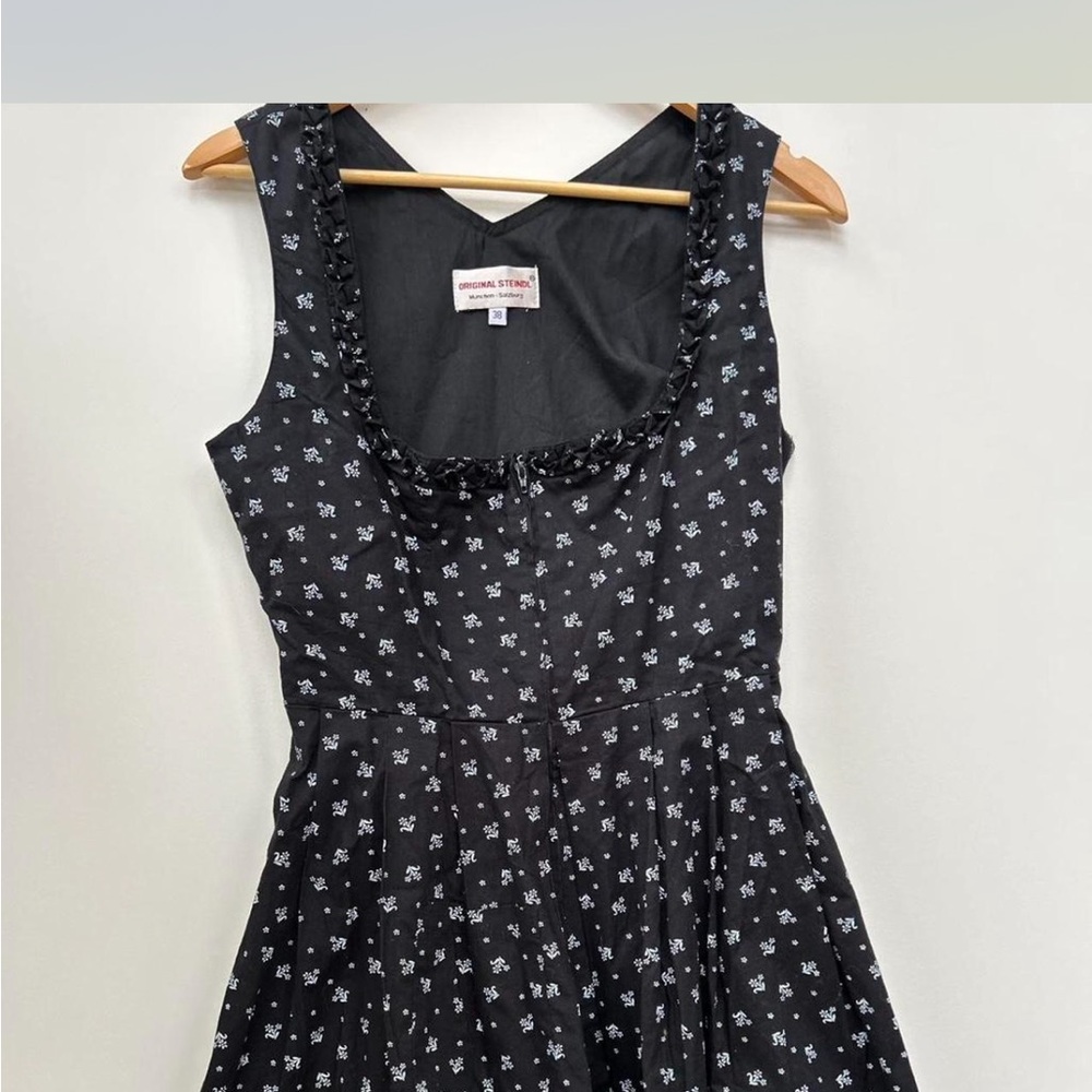 Black Floral dirndl